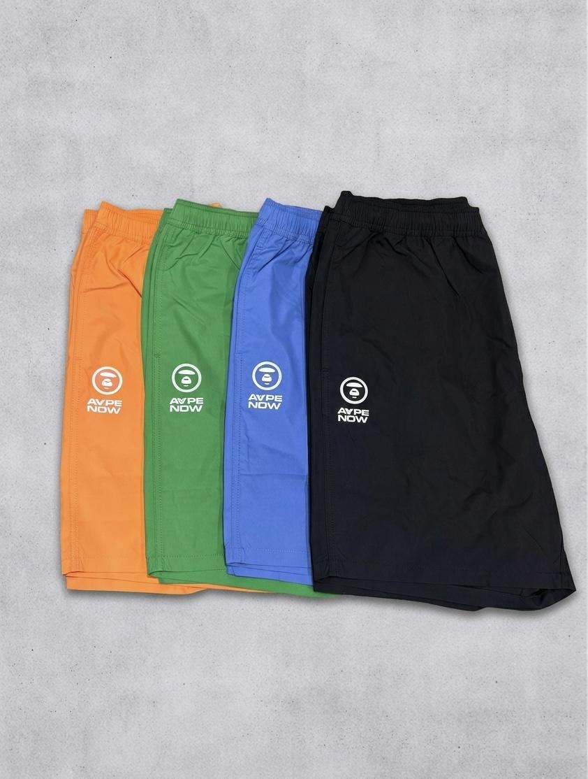 AAPE 26ss 經典膠印人頭短褲